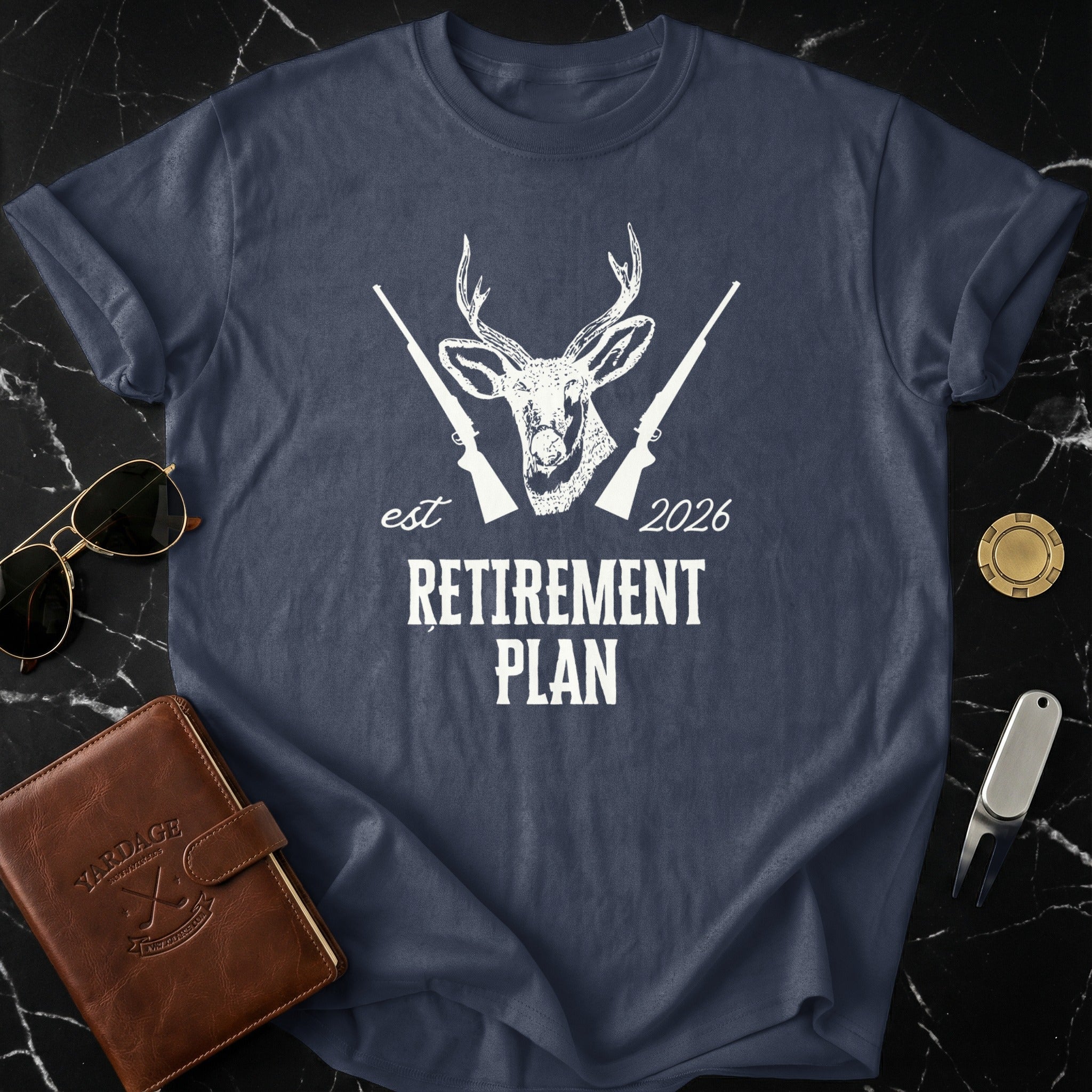 Est 2026 Deer Hunting Retirement Plan T-Shirt