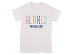 Retired EST 2025 Multicolor Design Shirt product type