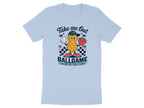 Take Me Out TO THE BALLGAME Peanut Character product type
Baseball
Peanut character
Ballgame
Take me out song
Sports fan
Baseball game
Cartoon peanut
Summer sport
Graphic tee
Unique design
Baseball themed
Baseball humor
Light blue
Game day
Retro baseball
Cartoon graphic
Fun design
Novelty item
Sports enthusiast
Funny graphic