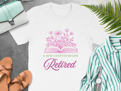 A New Chapter Begins Retired Graphic T-shirt Product