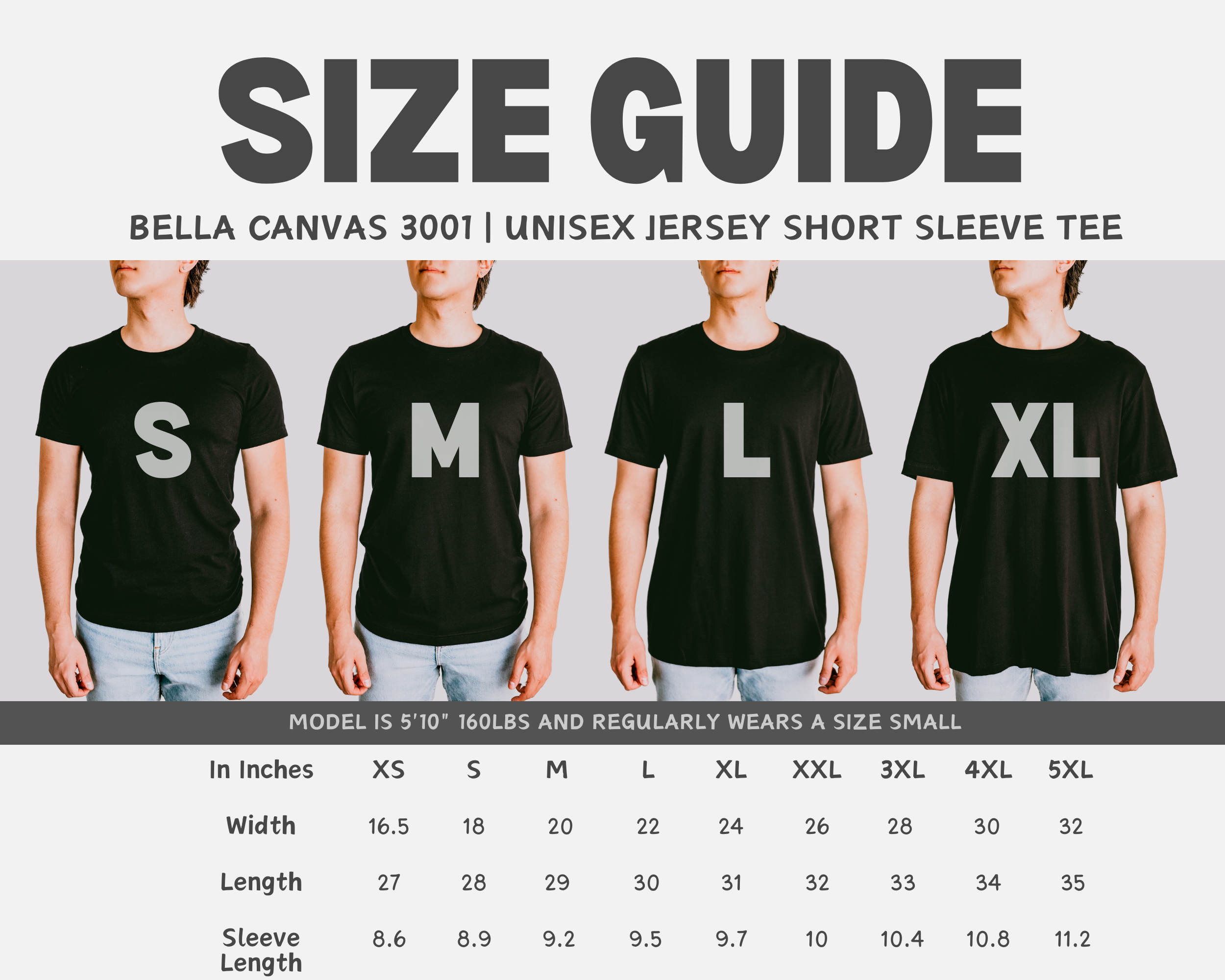 Bella Canvas 3001 Unisex Jersey Short Sleeve Tee Shirt