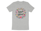 Retired and Blessed Floral Wreath Graphic T-shirt