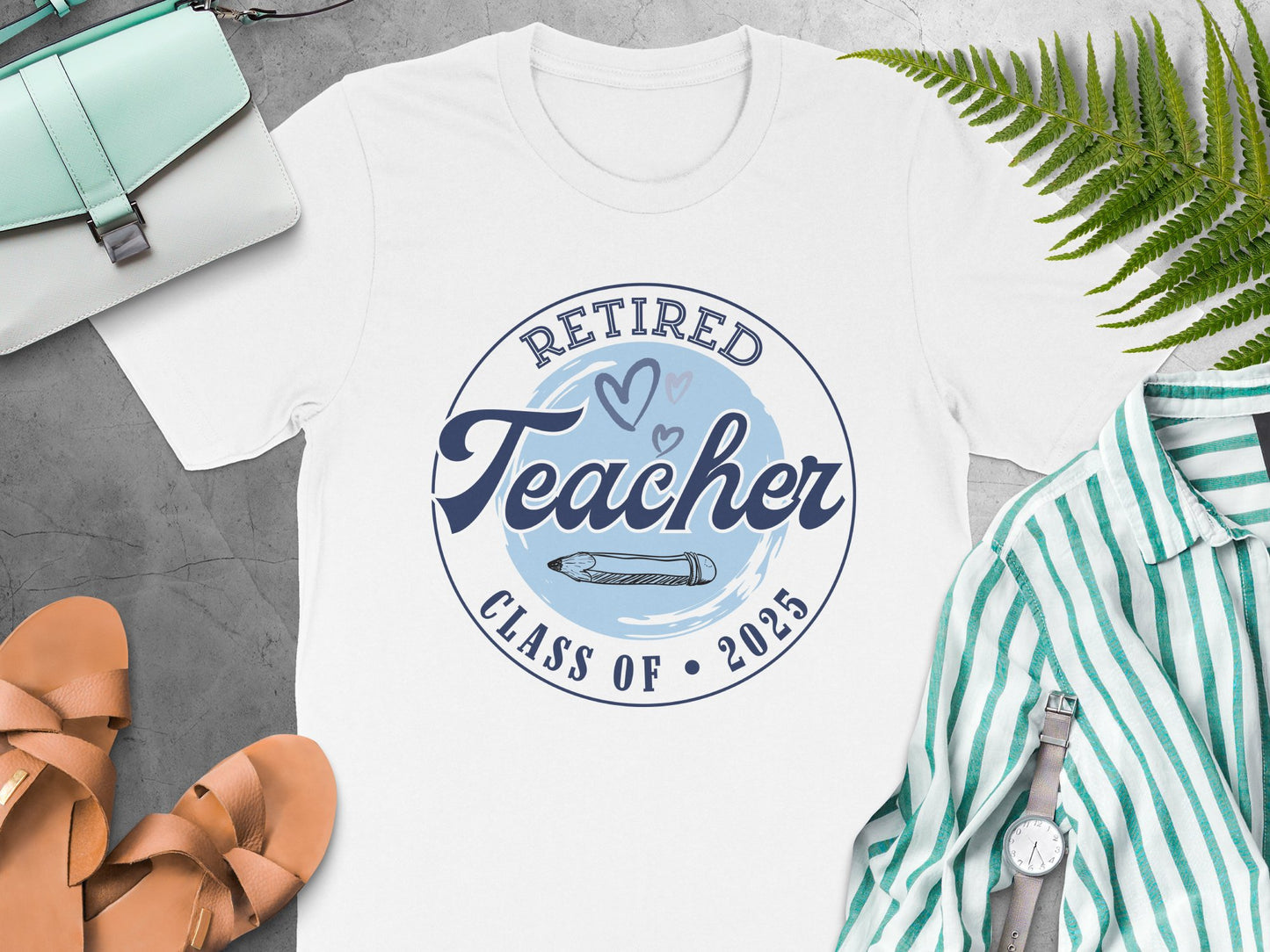 Retired Teacher Class of 2025 T-shirt product