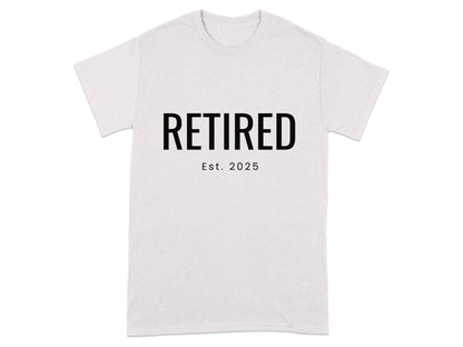 Retired Est. 2025 Graphic Tee Shirt product
