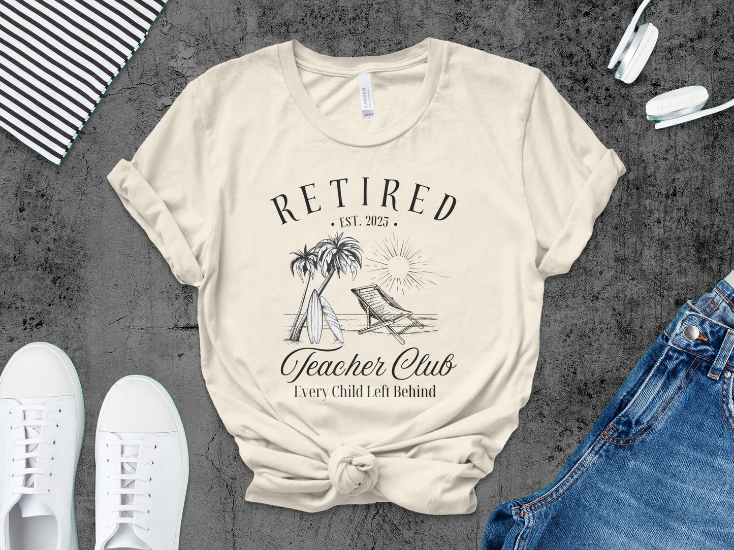 Retired Teacher Club Every Child Left Behind T-shirt product
