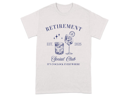 Retirement Social Club EST 2025 T-shirt product