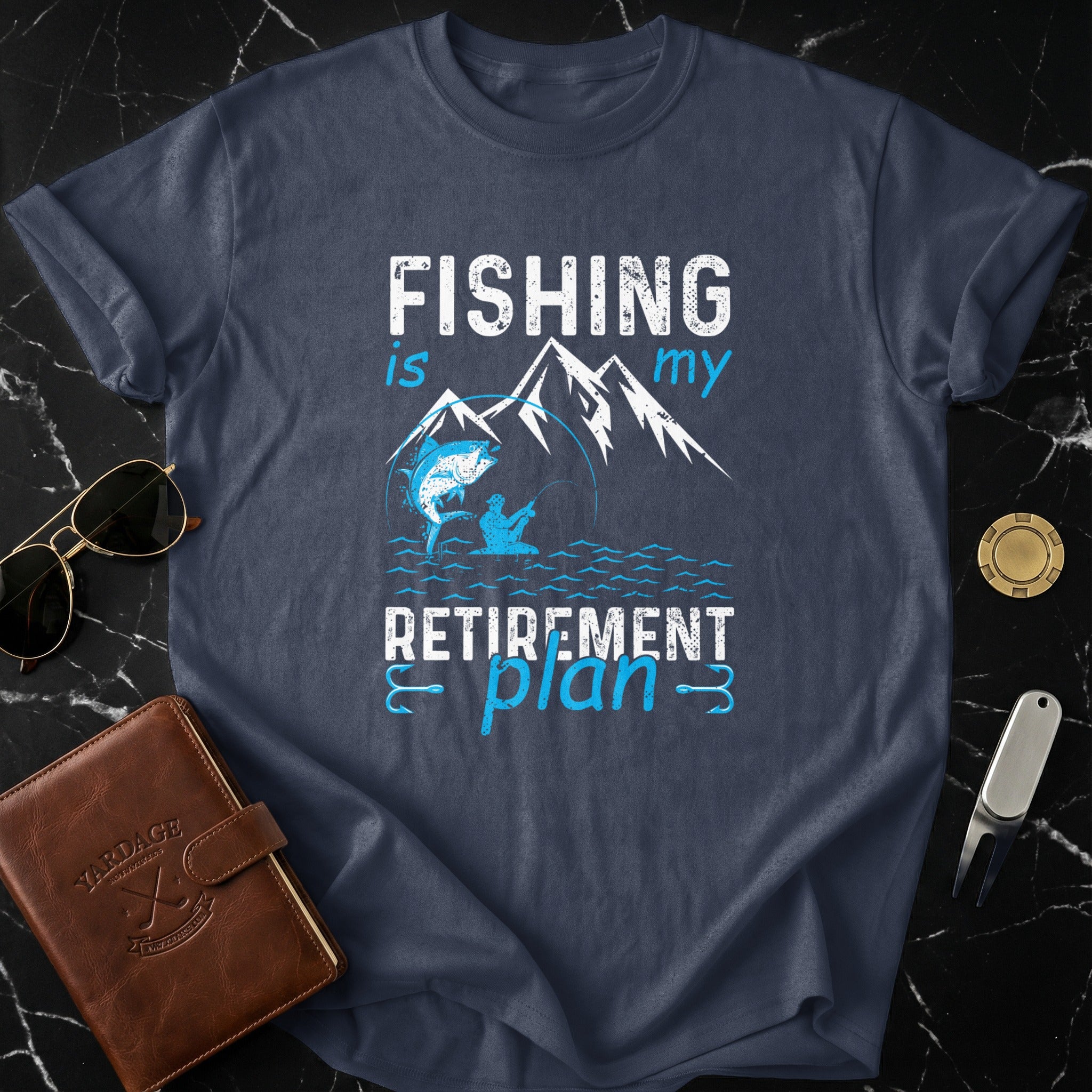 Fishing Is My Retirement Plan Graphic T-Shirt