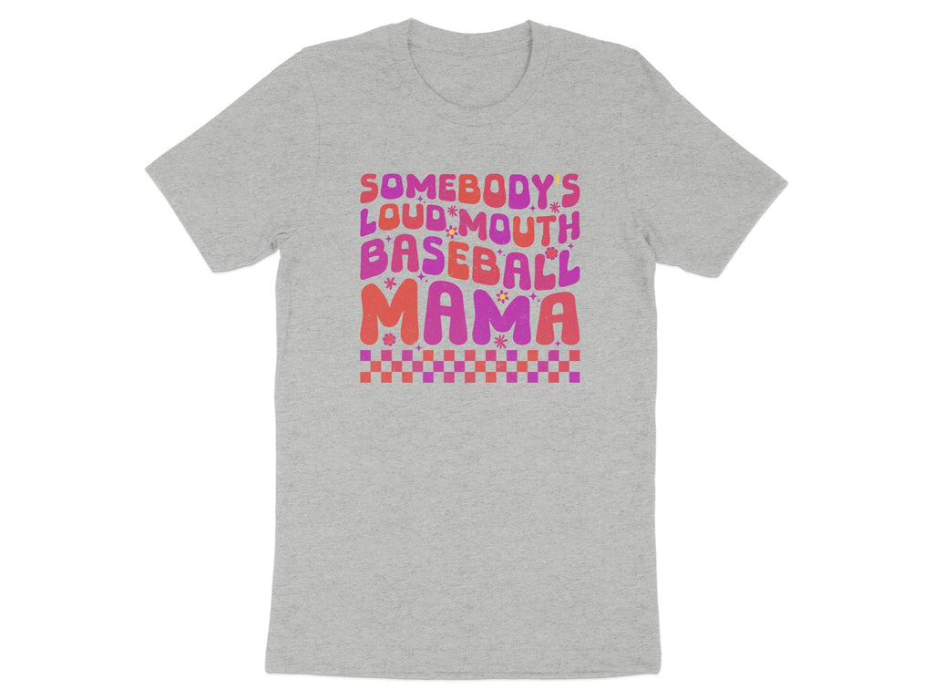 Somebody's Loud Mouth Baseball Mama Graphic product type
baseball mama
loud mouth mama
somebodys mama
sports mom
game day shirt
baseball fan
mom life
baseball season
funny mama
pink graphic tee
retro design
cheer mom
baseball lover
gift for mom
sporting event
family game
mama bear
baseball team
youth sports
softball mom