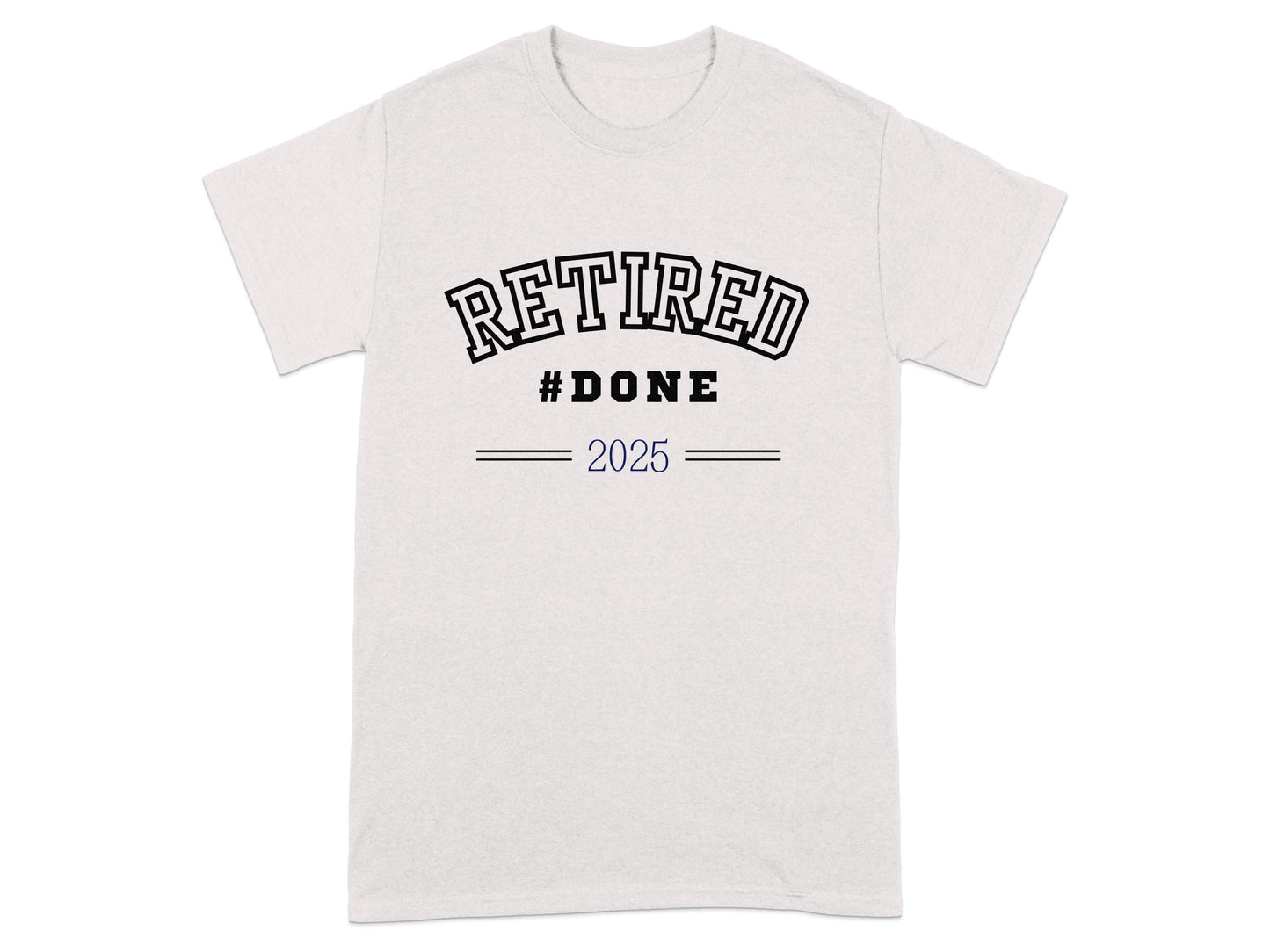 Retired #Done 2025 Graphic Printed Tee Shirt product type