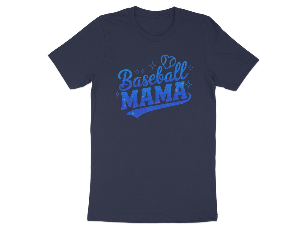 Baseball Mama Stars Blue Gradient Graphic product type