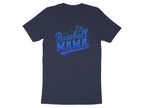 Baseball Mama Stars Blue Gradient Graphic product type