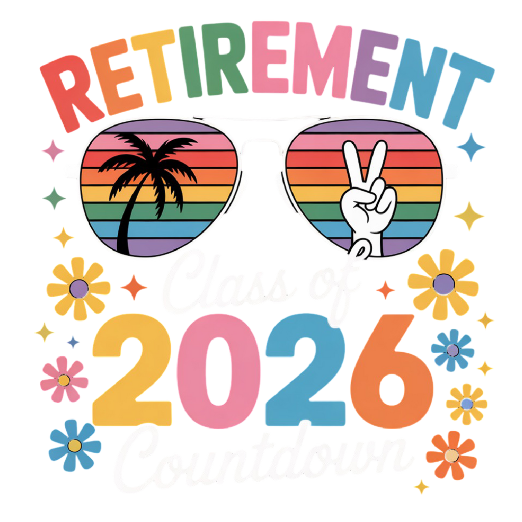 Colorful Retirement Class of 2026 Countdown product