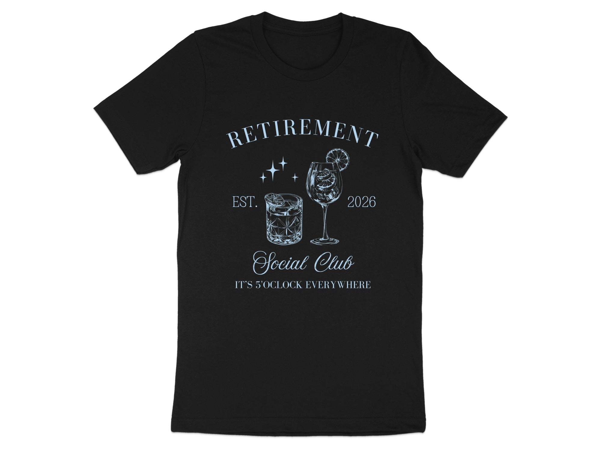 Retirement Social Club Est. 2026 T-Shirt Product
