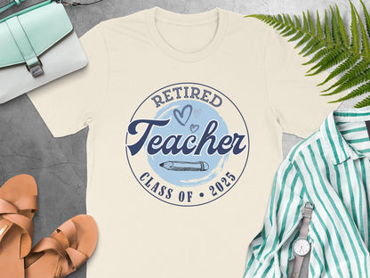 Retired Teacher Class of 2025 Graphic T-Shirt product type