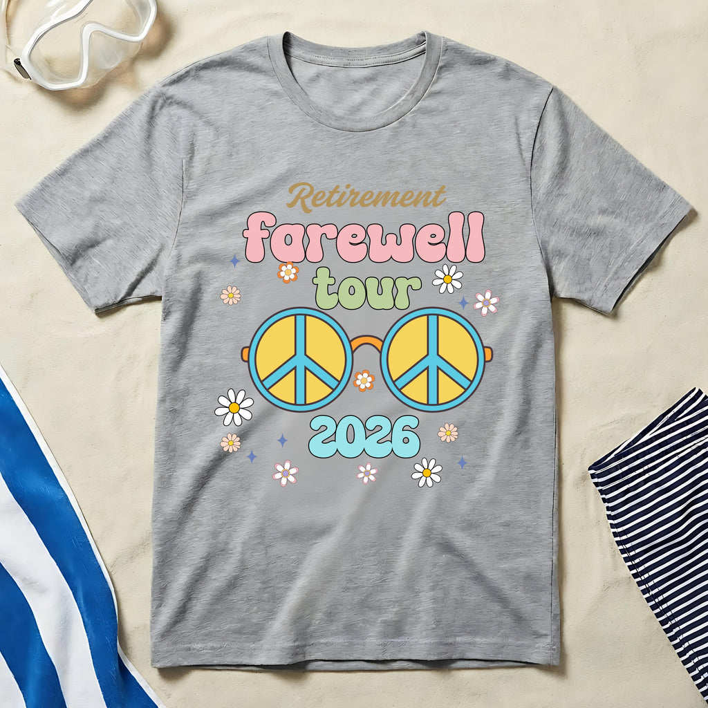 Retirement Farewell Tour 2026 T-Shirt for Celebration