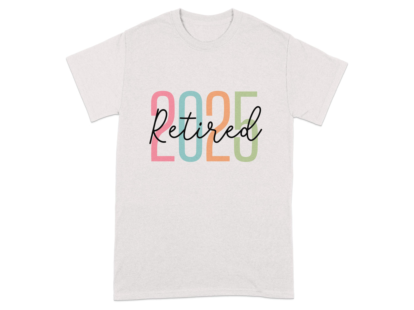 2025 Retired Graphic Casual T-shirt product