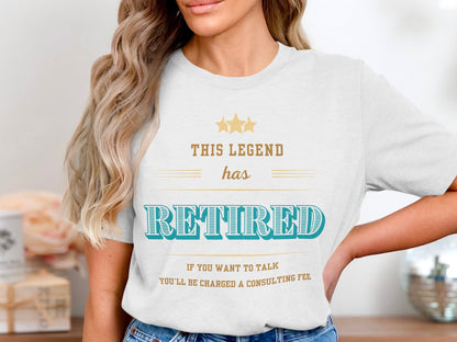 This Legend Has Retired Funny Retirement T-Shirt product