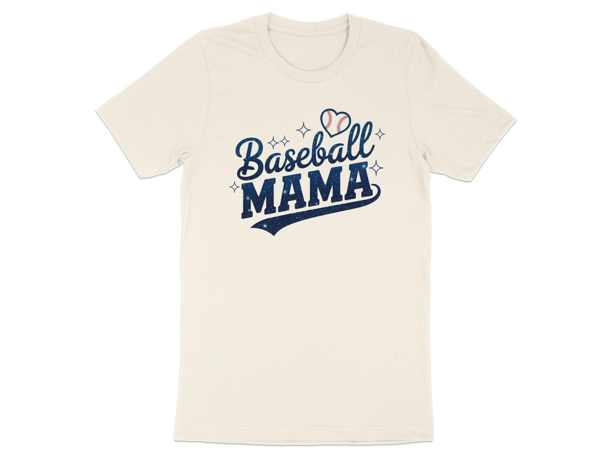 Baseball Mama Stars Heart Unique Graphics product type
