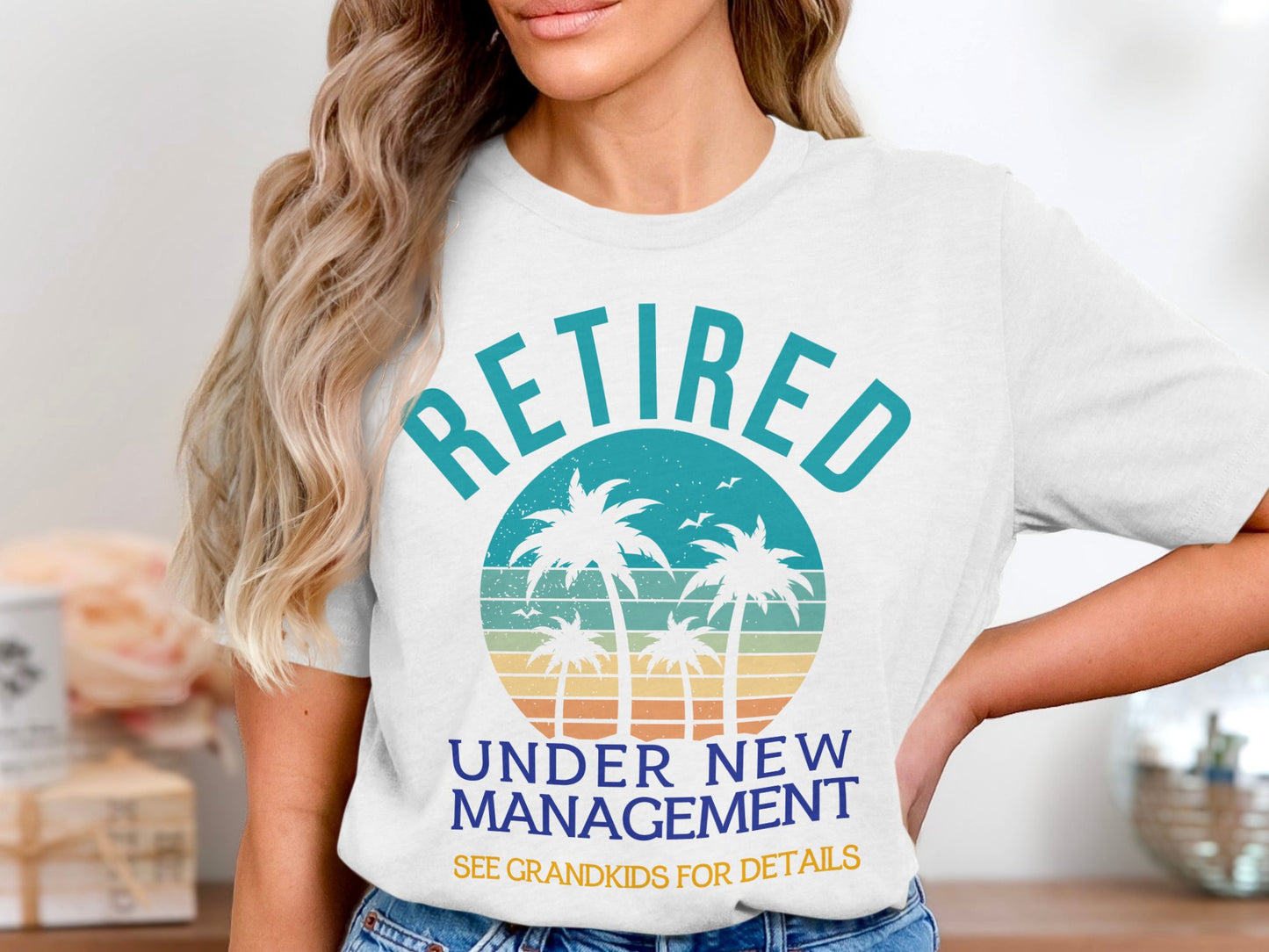Retired Under New Management See Grandkids T-shirt product type