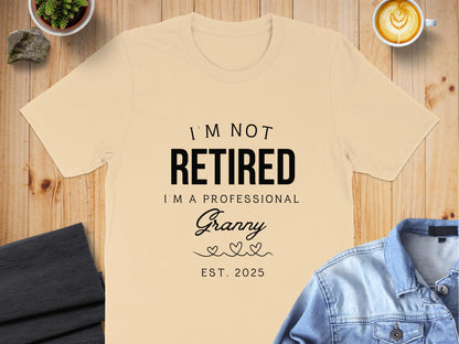 I'm Not Retired I'm a Professional Granny Shirt product type