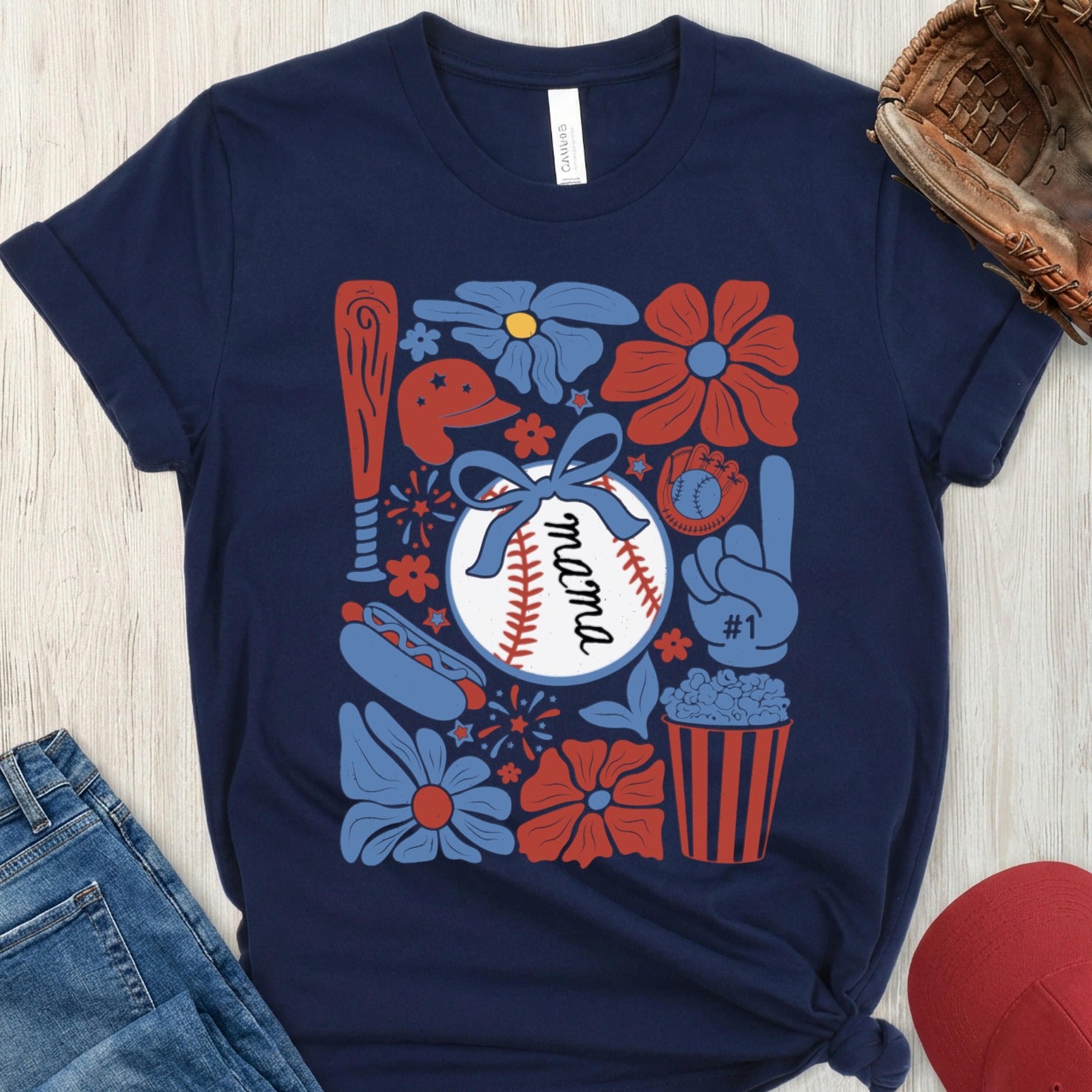 Baseball Mama Flowers Game Day Celebration product type
Baseball Mama, Mama Baseball, Sports Fan, Game Day, Floral Design, Red White Blue, Patriotic Theme, Baseball Game, Baseball Life, Mom Life, Gift for Mom, Summer Style, Celebration Gear, Hot Dog Popcorn, Baseball Bat, Foam Finger, Retro Flowers, America Theme, Sports Apparel, Family Game Day