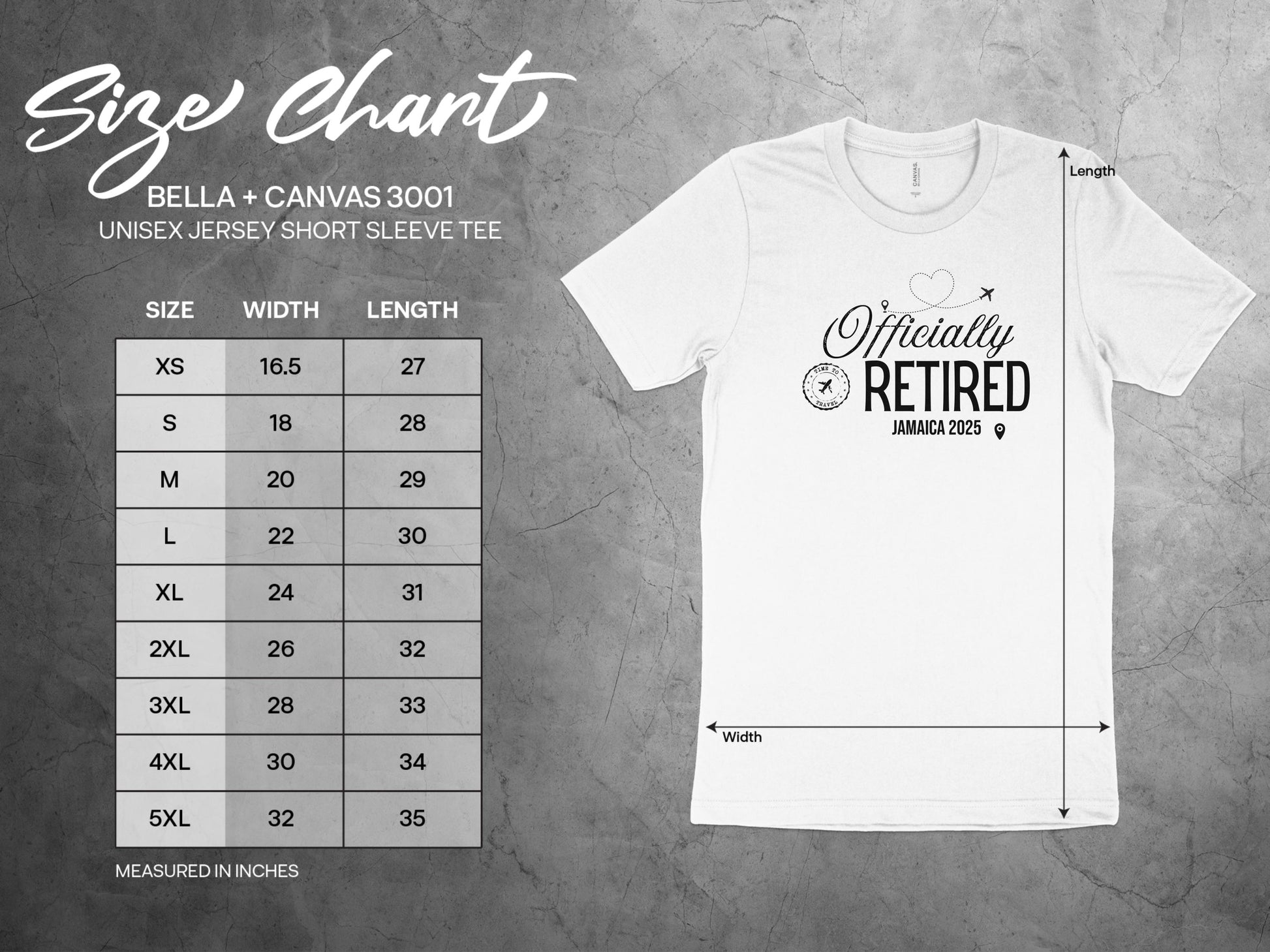 Officially Retired Jamaica 2025 Tshirt product type