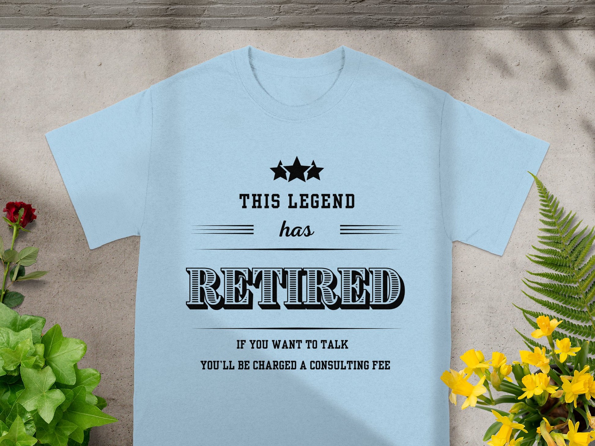 This Legend Has Retired Consulting Fee T-Shirt Product