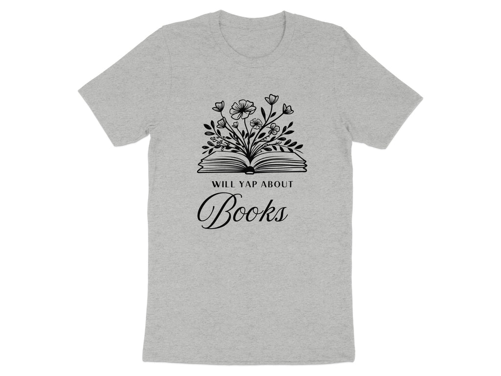 Will Yap About Books Design Graphic T-Shirt