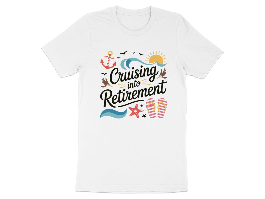 Cruising Into Retirement Graphic Tee Shirt Product