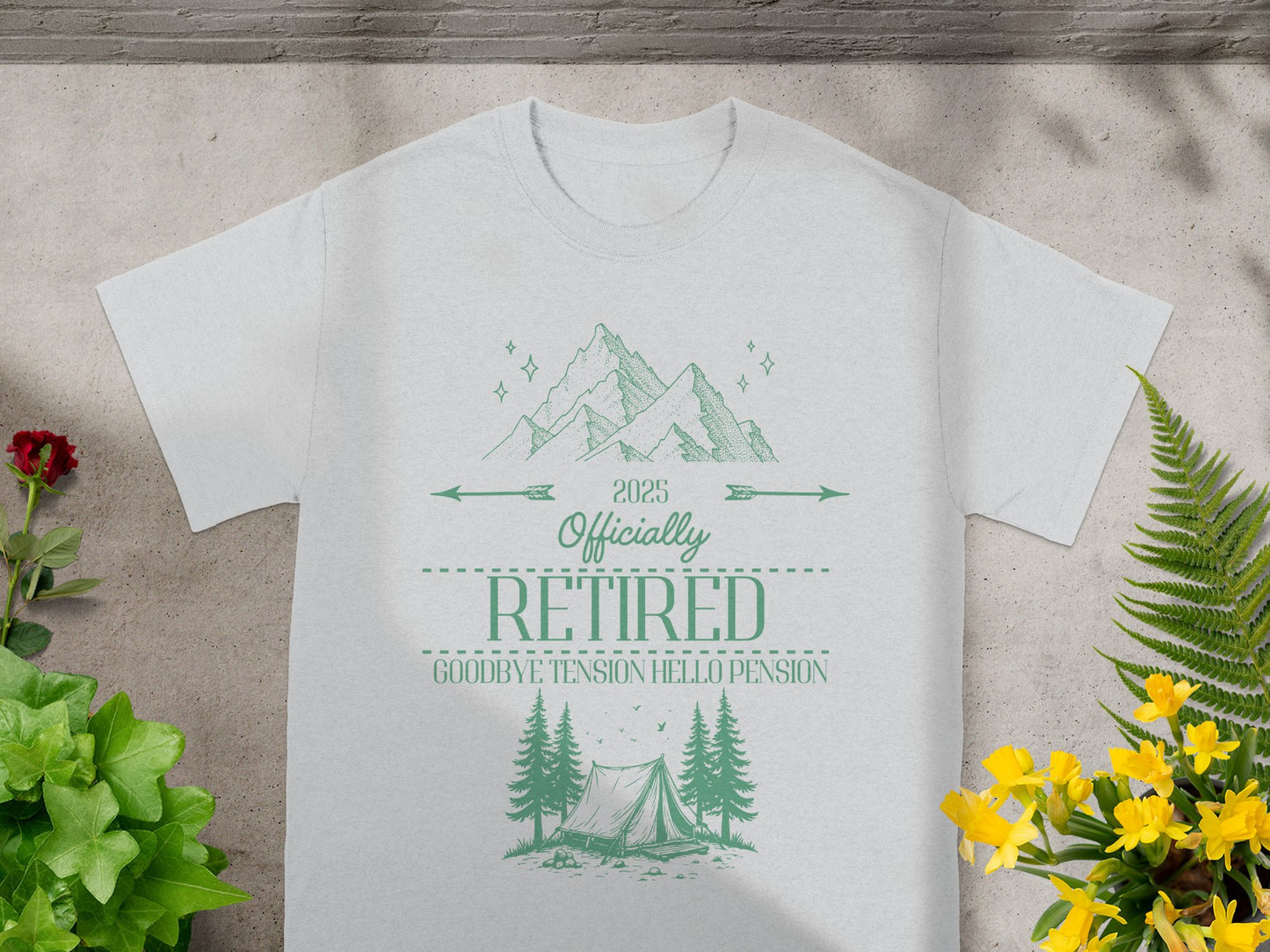 2023 Officially Retired Goodbye Tension Hello Pension product type