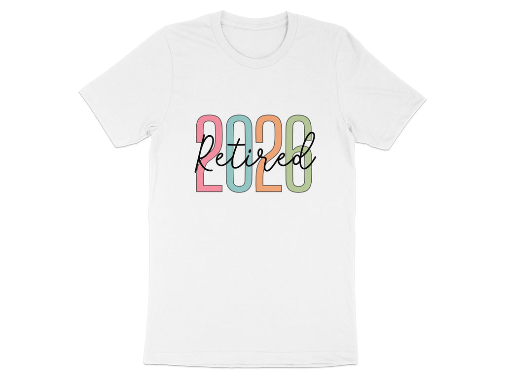 Retired 2020 Graphic Tee Shirt for Relaxed Style