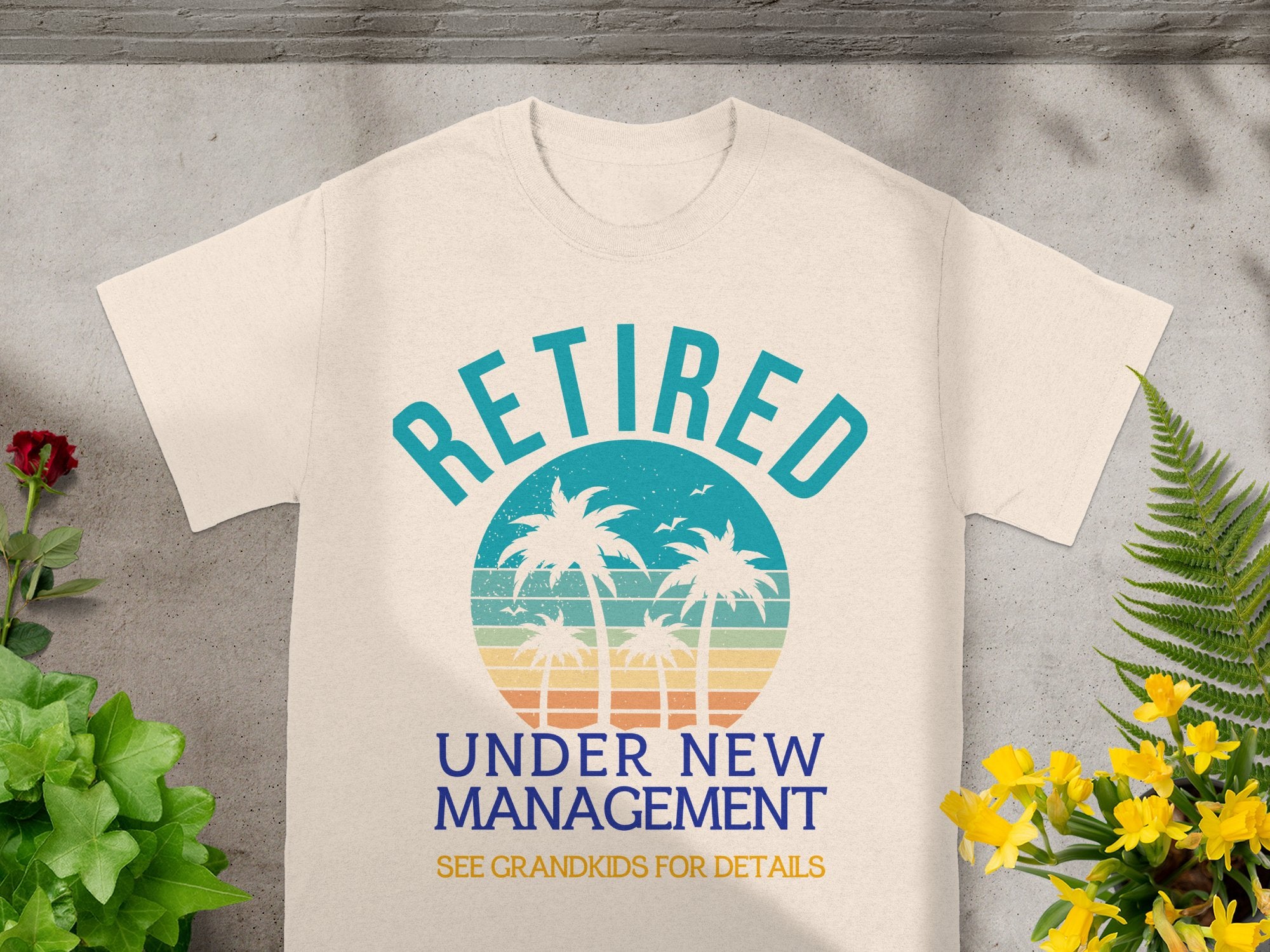 Retired Under New Management See Grandkids Shirt product