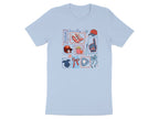 Baseball Game Day Doodle Collage Fan Design product type
