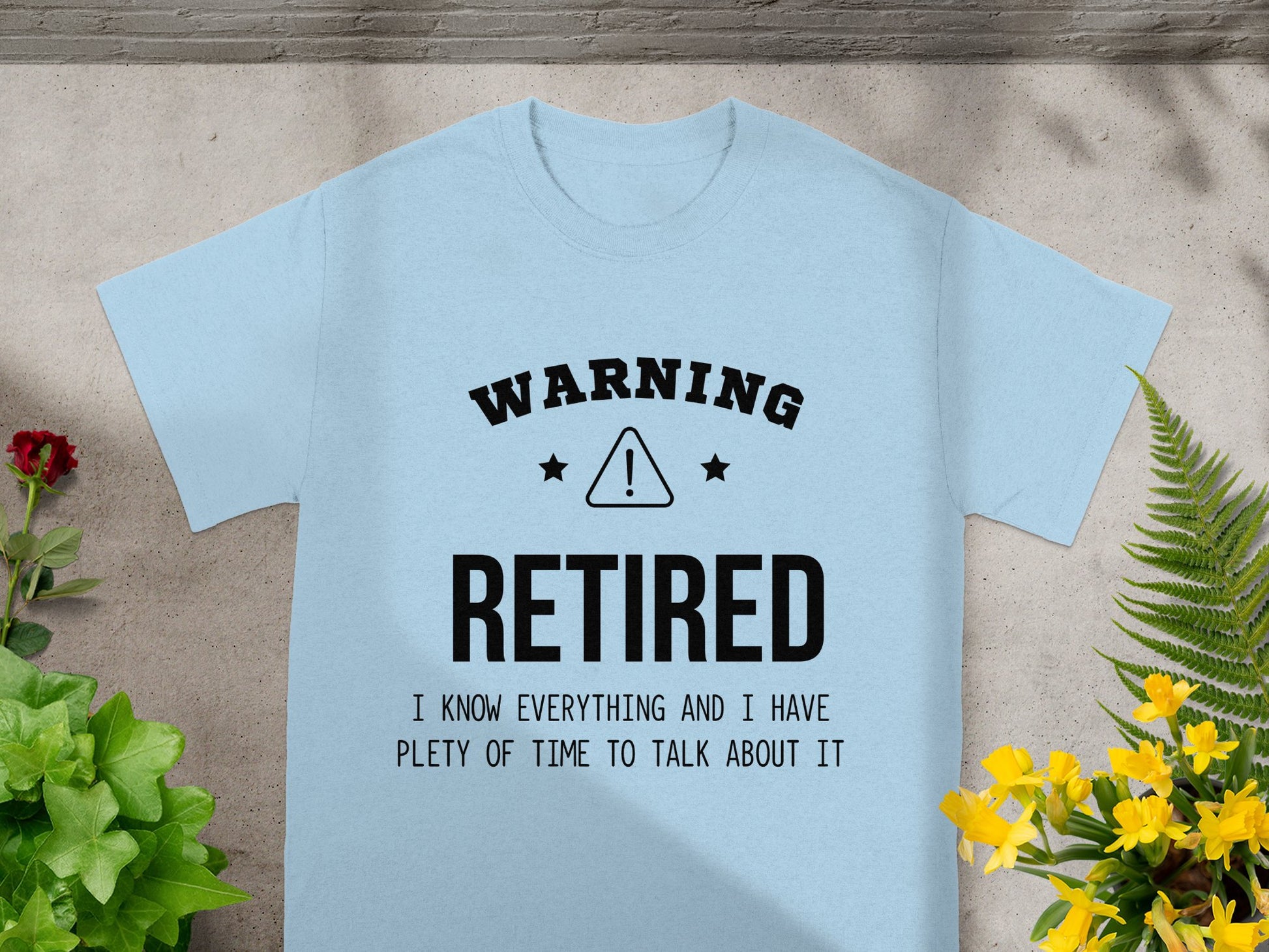 Retired Warning Funny Saying Graphic T-Shirt product