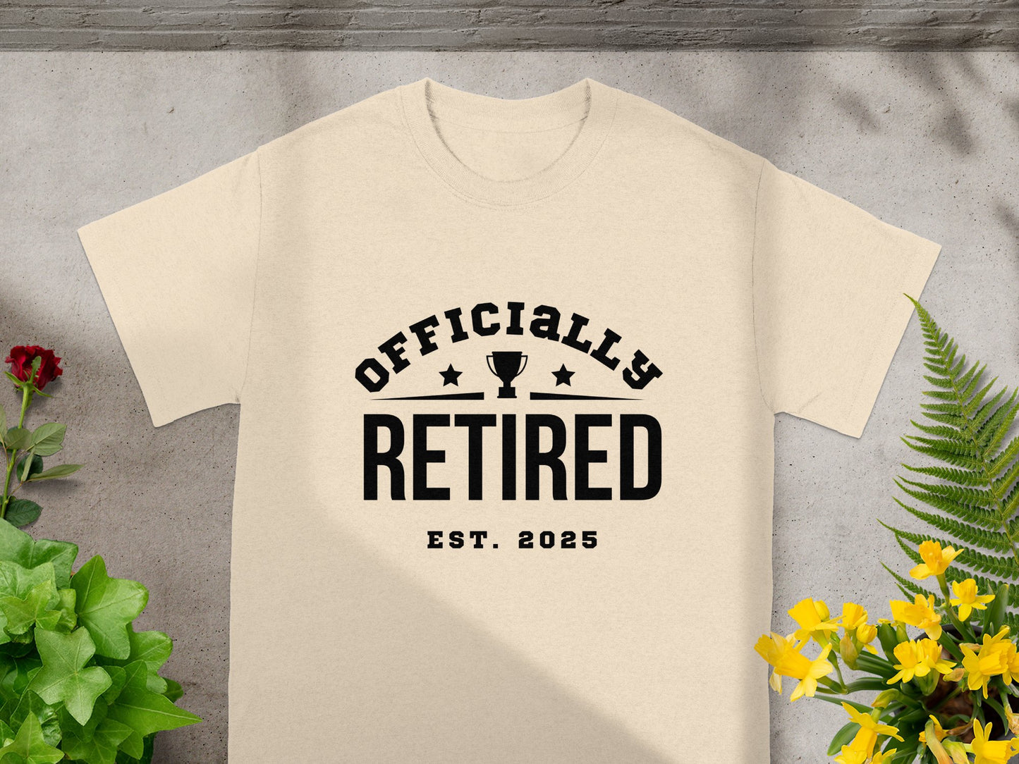 Officially Retired EST 2025 T-Shirt product type
