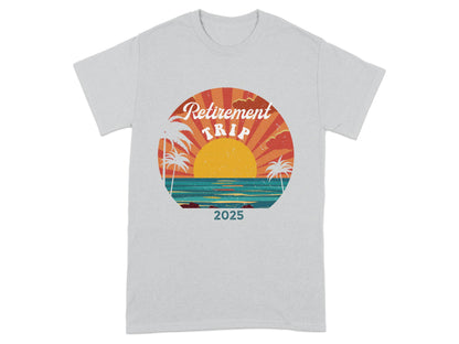Retirement Trip 2025 Sunset Beach T-Shirt product