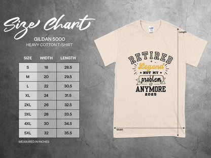 Retired Legend Not My Problem Anymore 2025 T-shirt product