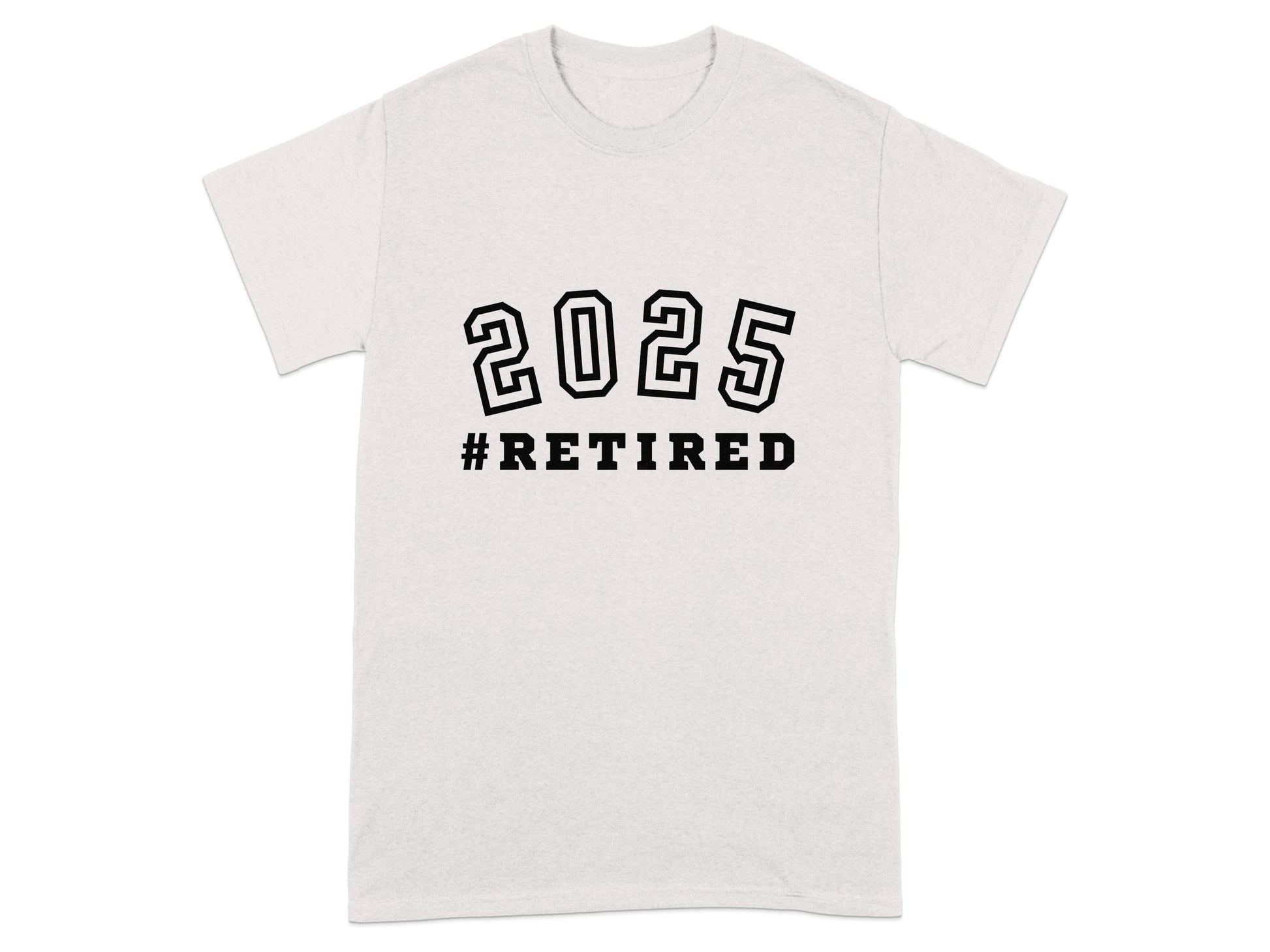 2025 Retired Hashtag Style Casual Unisex Shirt product