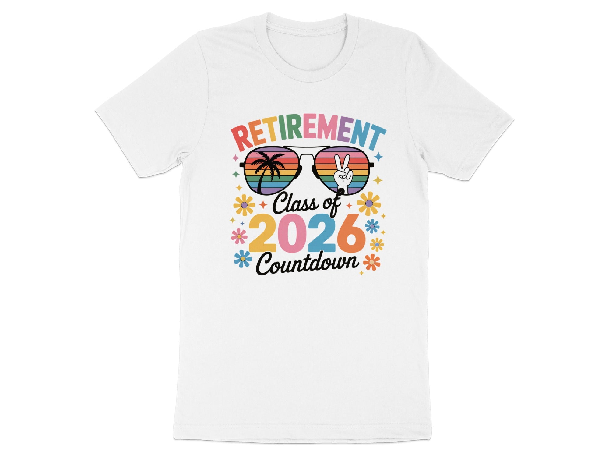 Retirement Class of 2026 Countdown T-shirt