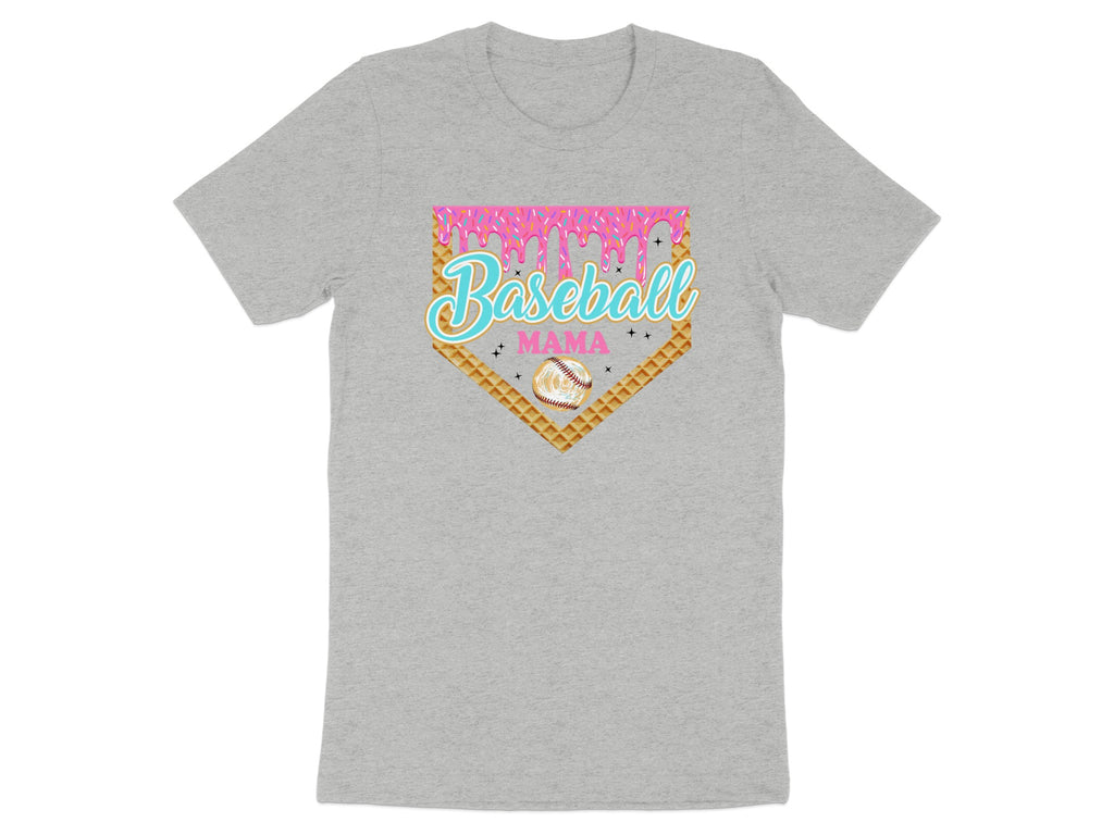 Baseball Mama Pink Icing Sprinkles Waffle Home Plate product type