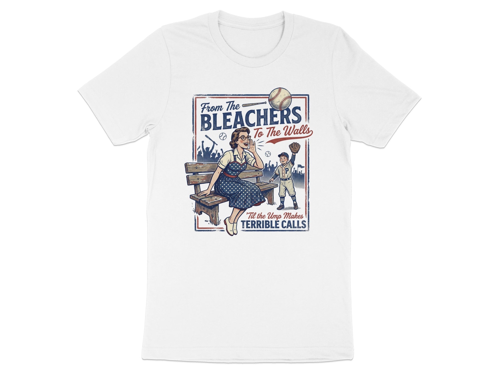 From The Bleachers To The Walls Umpire Calls Baseball Fan product type
Baseball
Bleachers
Umpire
Terrible Calls
Game Day
Sports Fan
Vintage Style
Retro Baseball
Funny Baseball
Baseball Mom
Little League
Baseball Game
Stadium Scene
Fan Apparel
Baseball Art
Dad Baseball
Youth Baseball
Classic Baseball
Field Action
Pop Culture