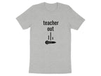 Teacher Out Microphone Design T-Shirt Product