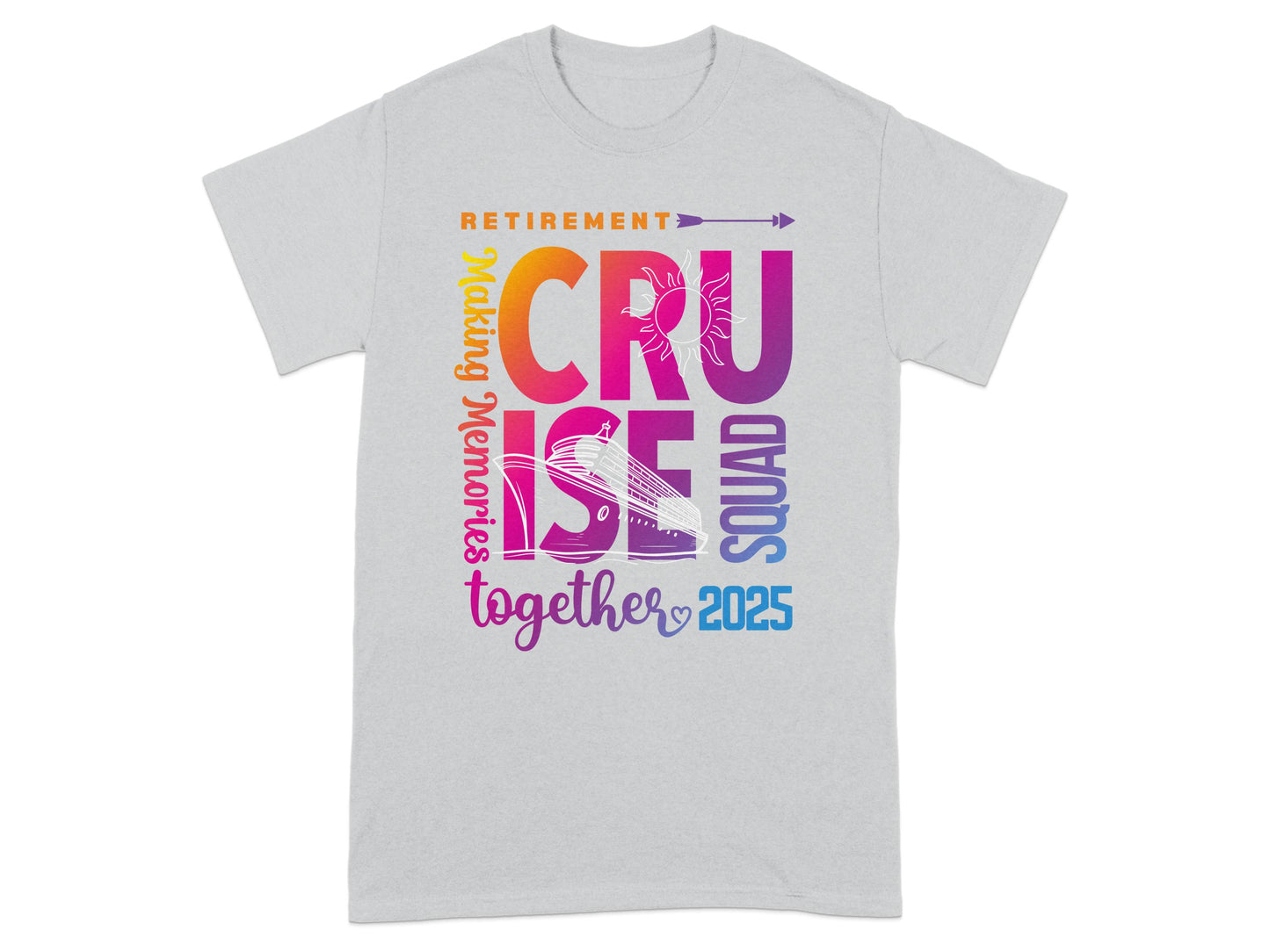 Retirement Cruise Squad Making Memories 2025 T-shirt product