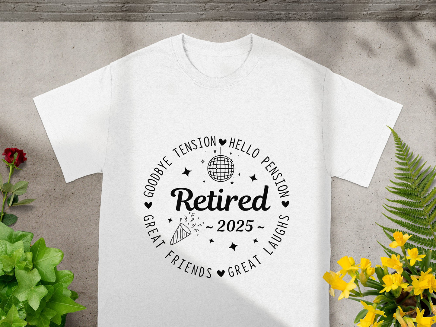 Retired 2025 Funny Retirement T-shirt product type