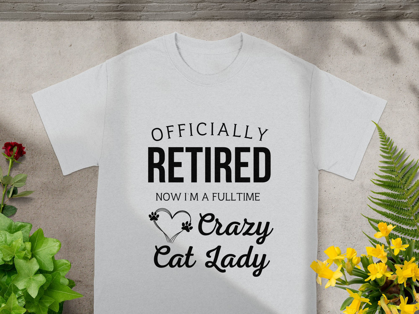 Officially Retired Crazy Cat Lady Shirt product