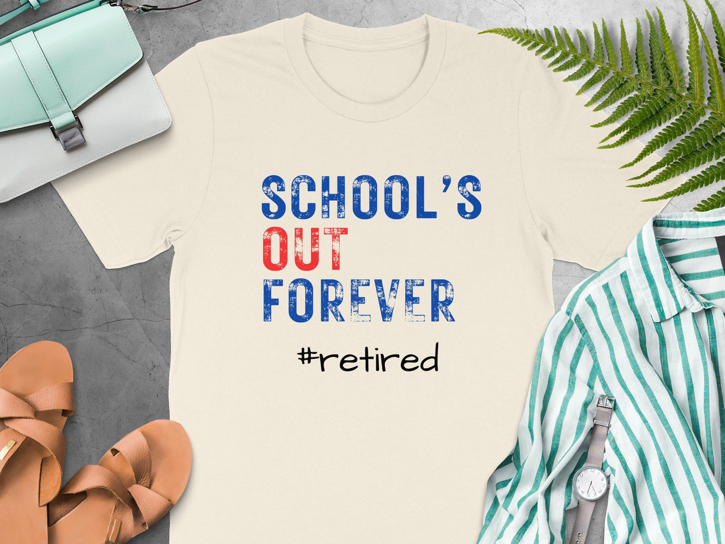 School's Out Forever Retired Graphic T-shirt product