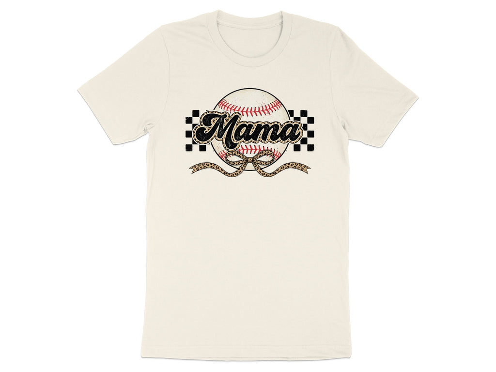 Mama Baseball Leopard Checkered Ribbon product type