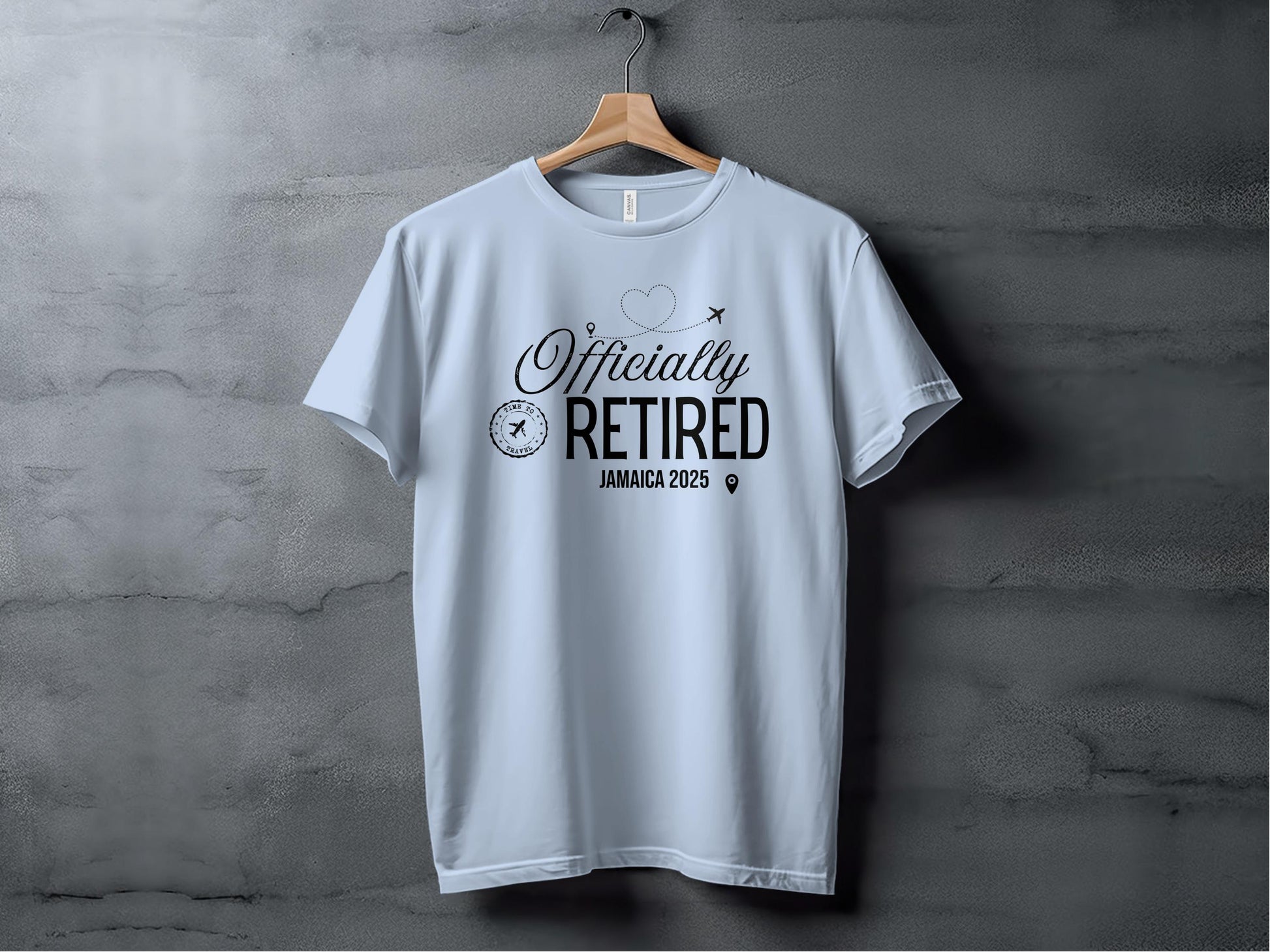 Officially Retired Jamaica 2025 Heart T-Shirt product