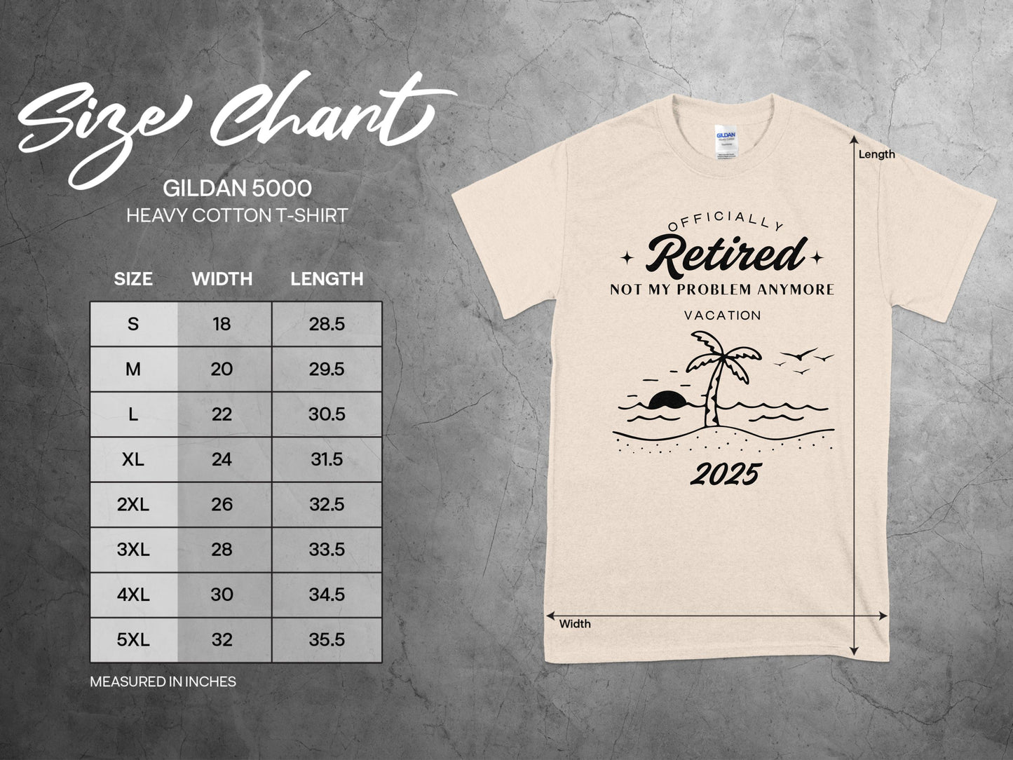 Officially Retired Vacation 2025 T-Shirt product