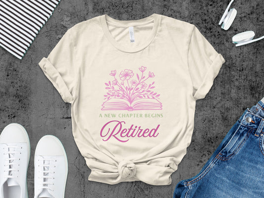 A New Chapter Begins Retired Graphic T-Shirt product